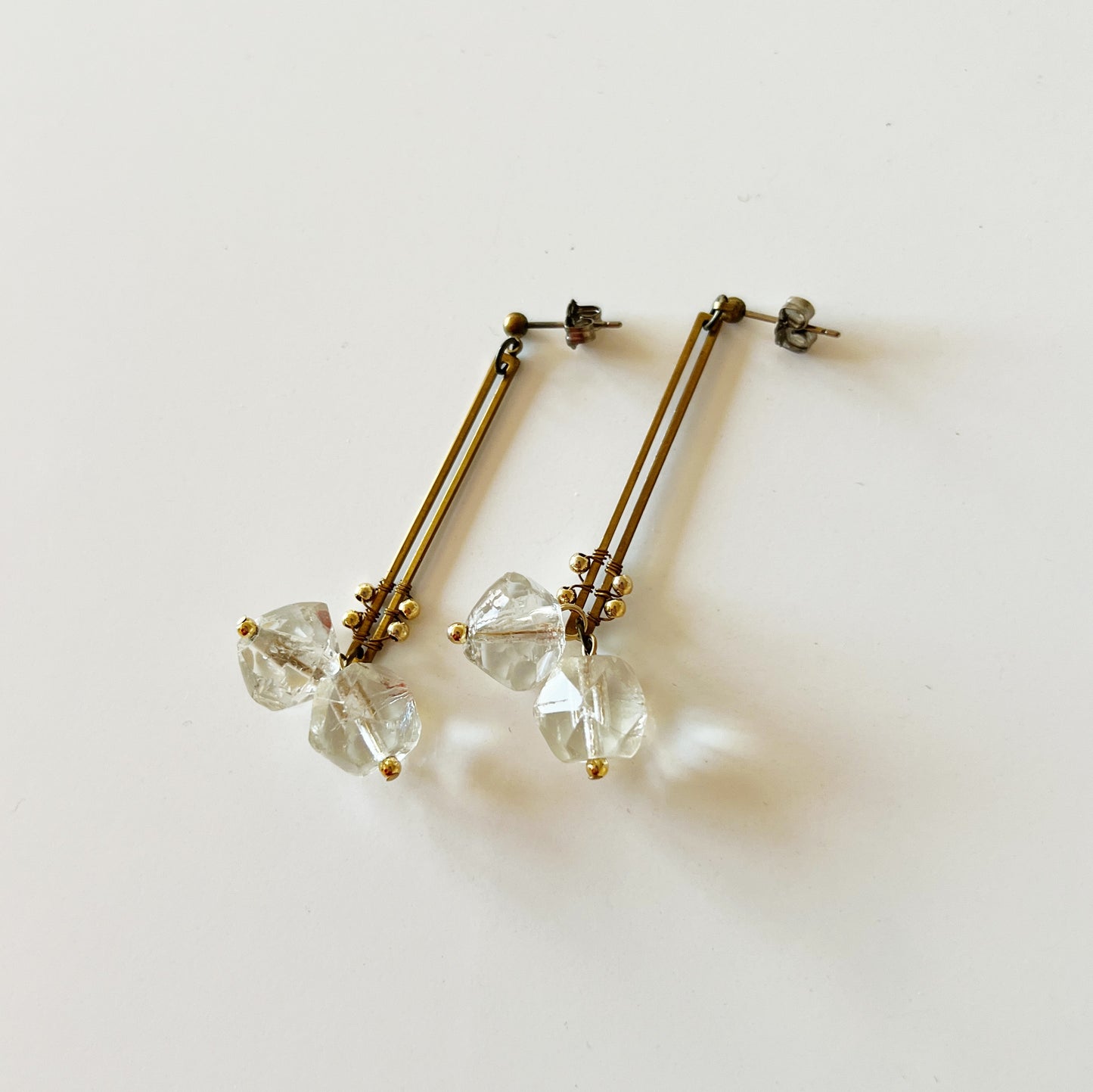 Chandelier earrings -Cerise-