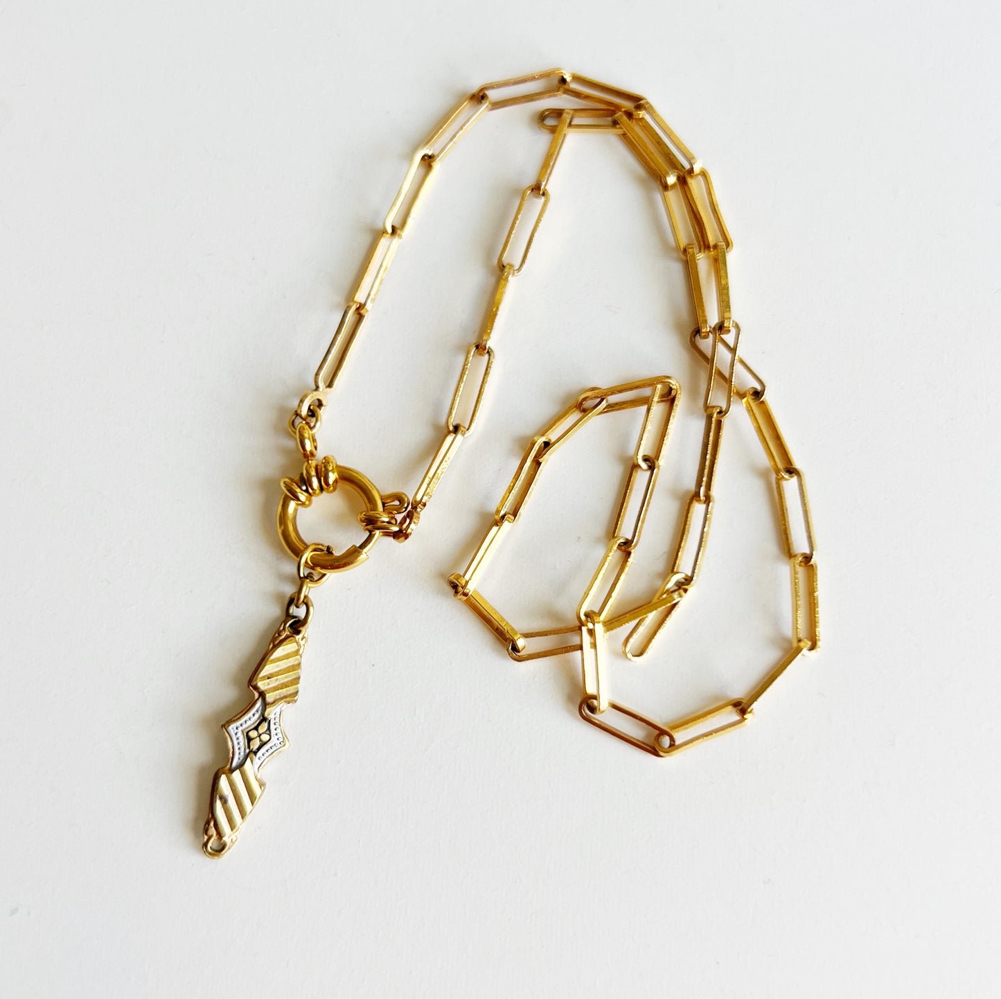 Vintage Toledo gold necklace