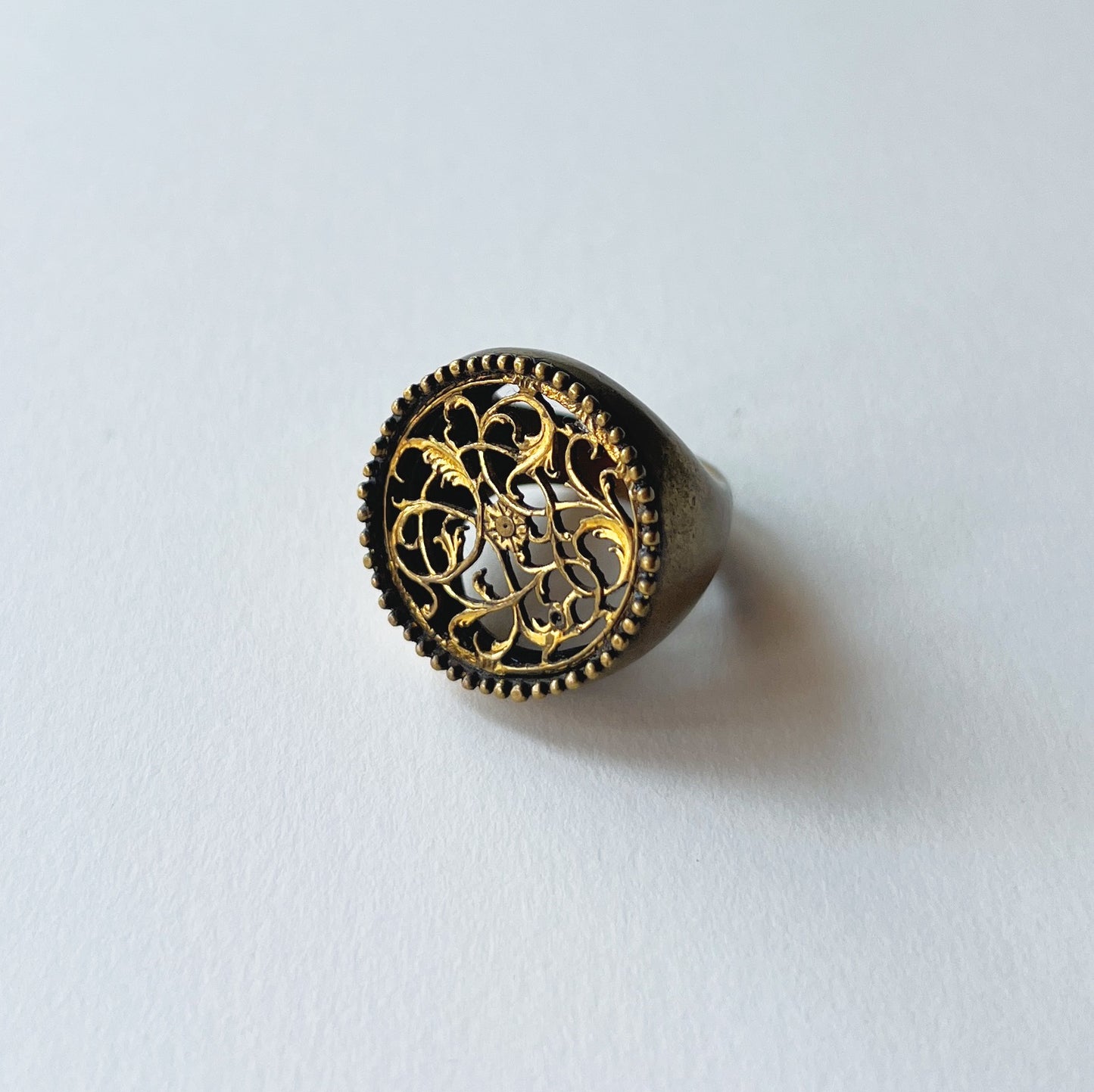 Antique movement ring No.4