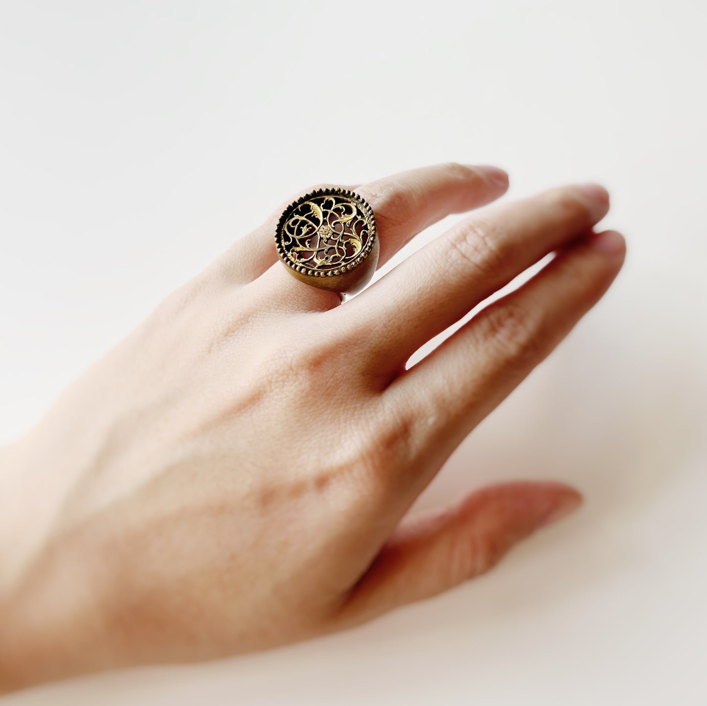 Antique movement ring No.4