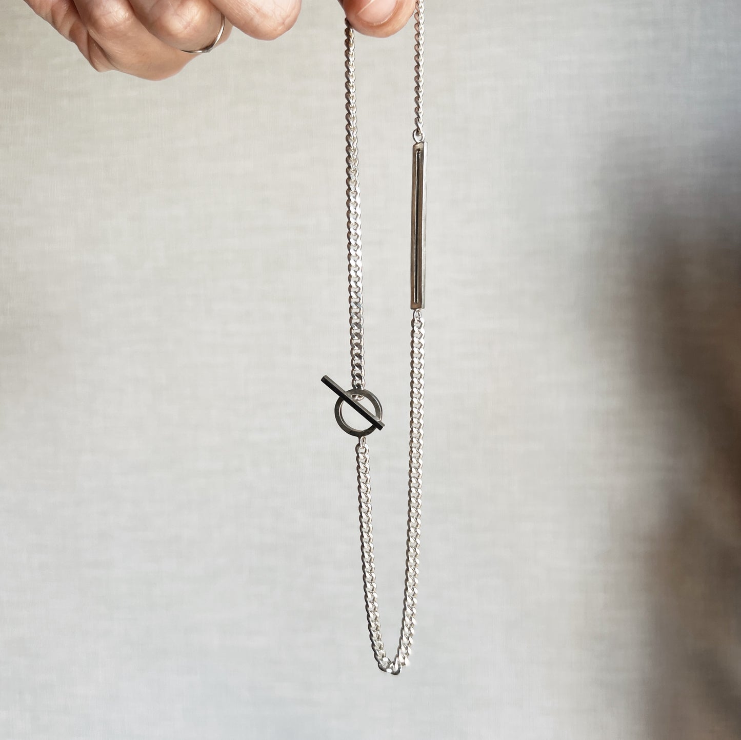Geometric 2way necklace