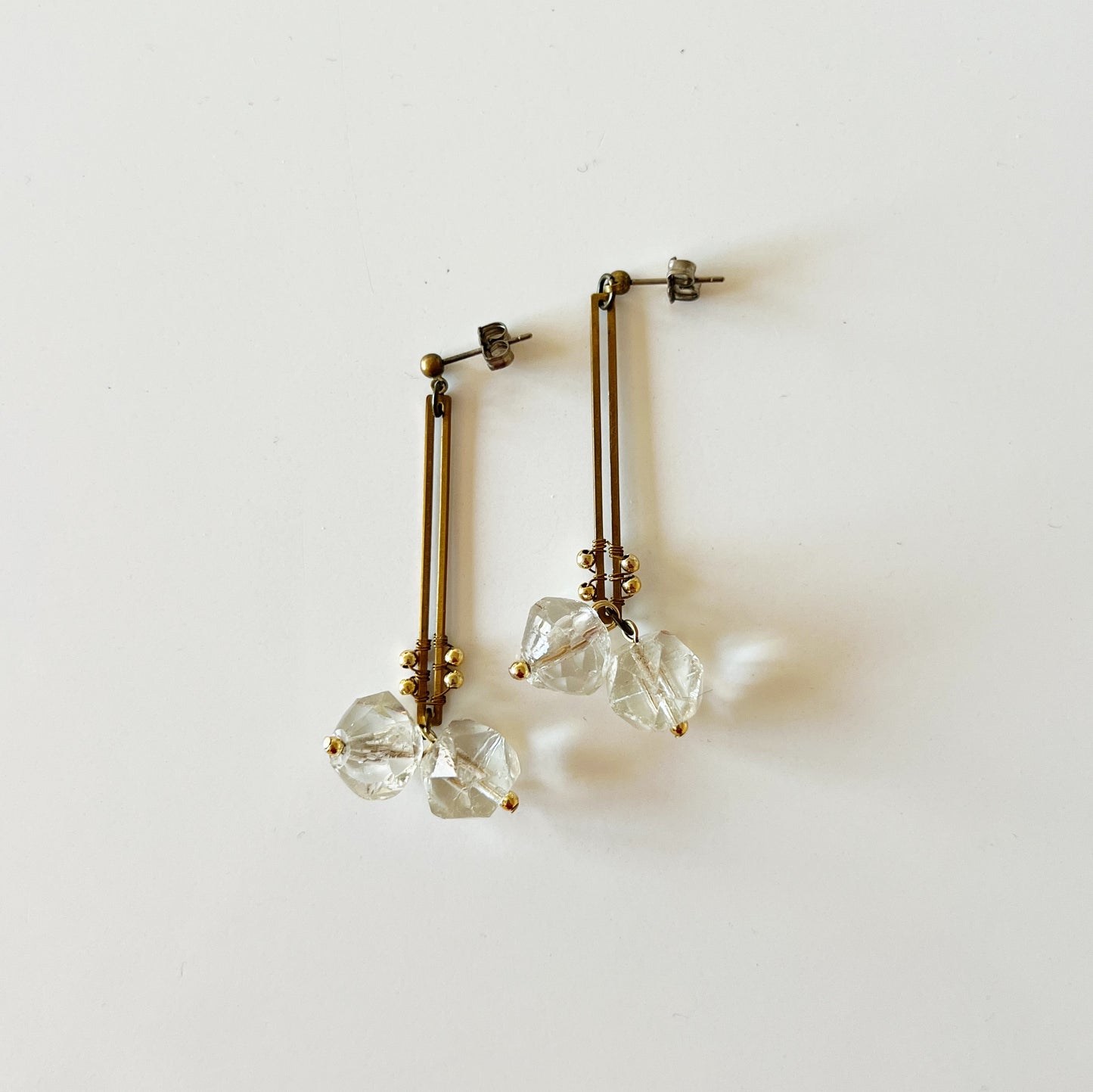 Chandelier earrings -Cerise-