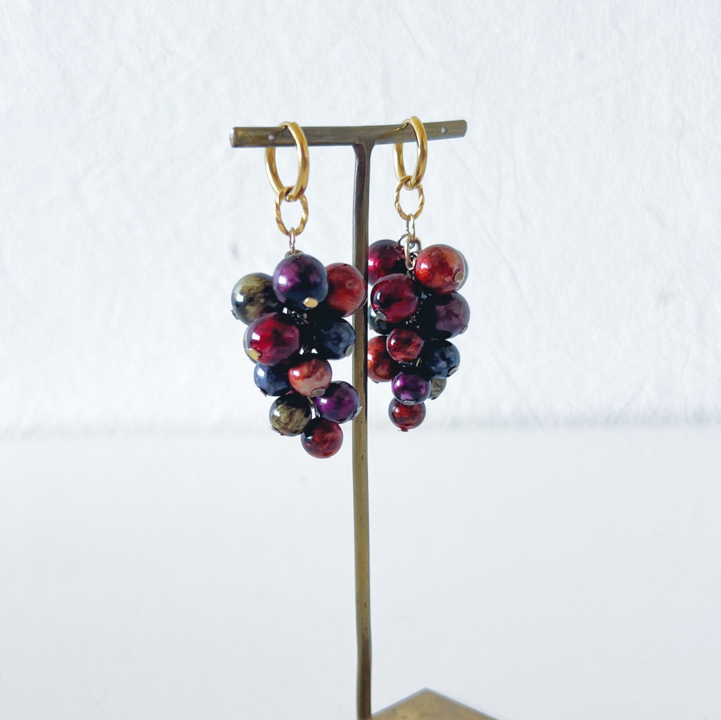 Grape earrings