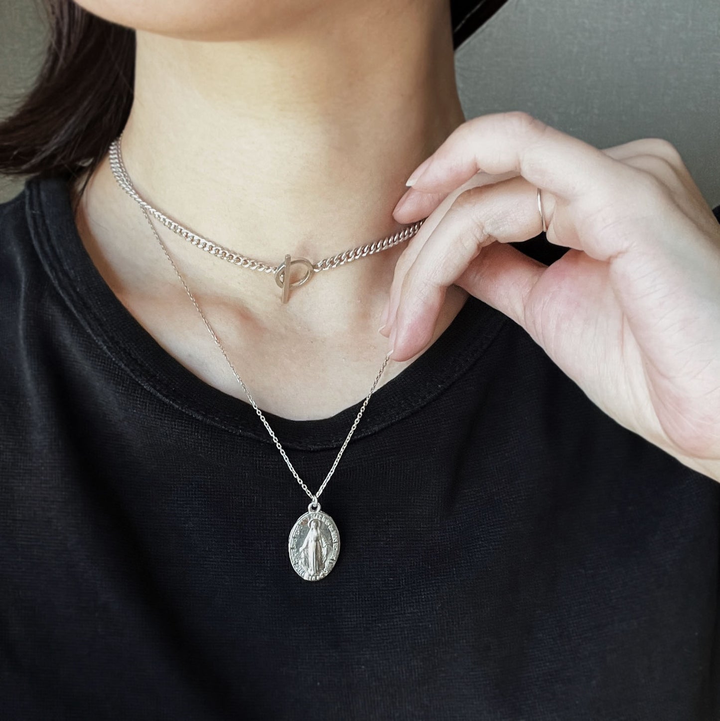 Geometric 2way necklace
