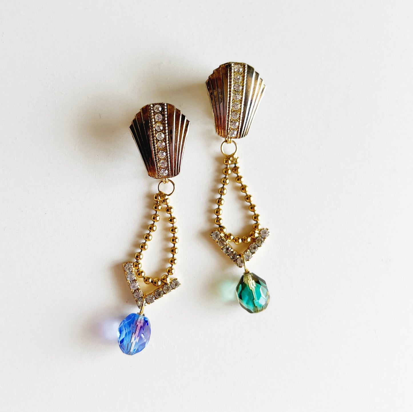 Rhinestone earrings