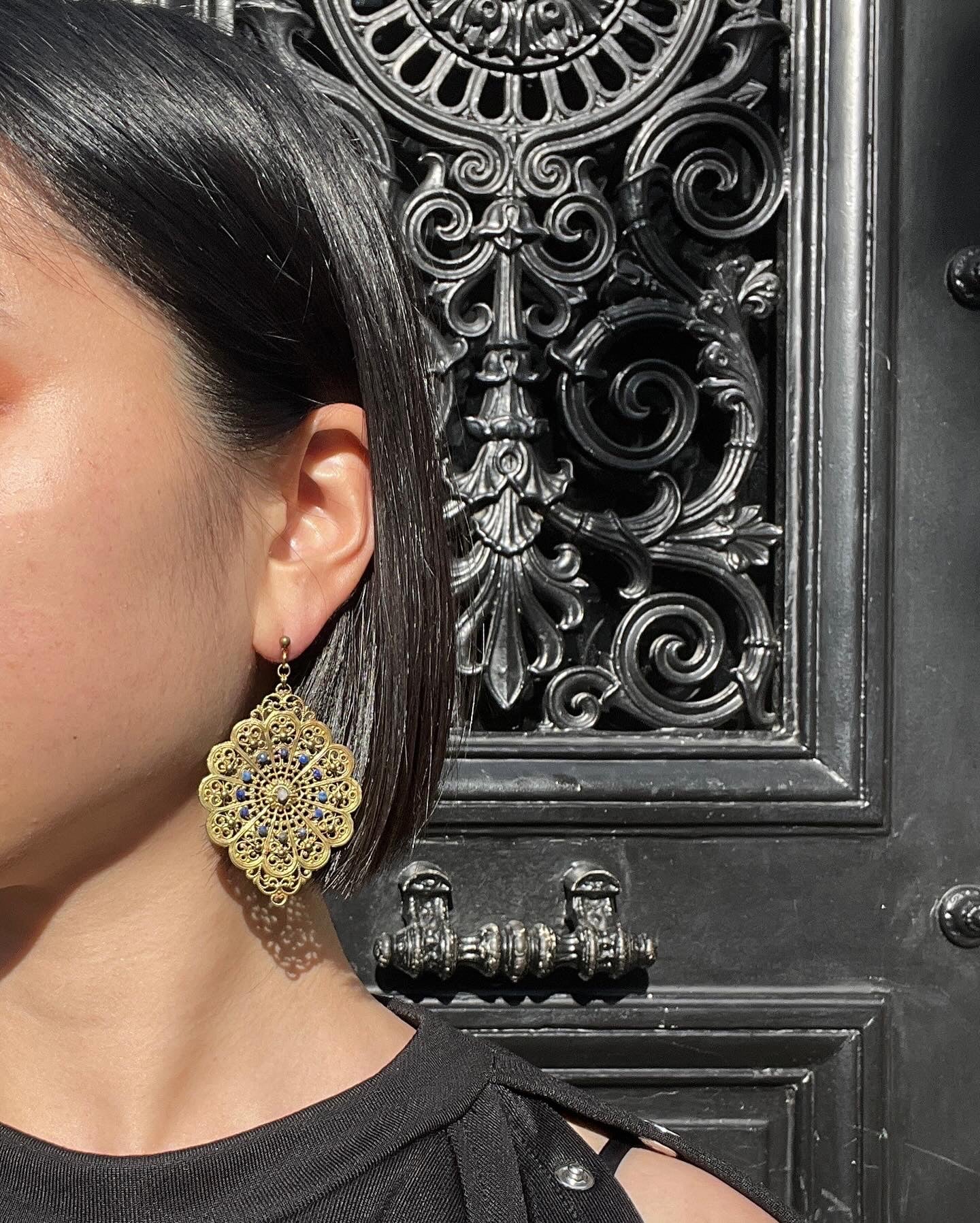 Boucles d'oreilles Vitrail