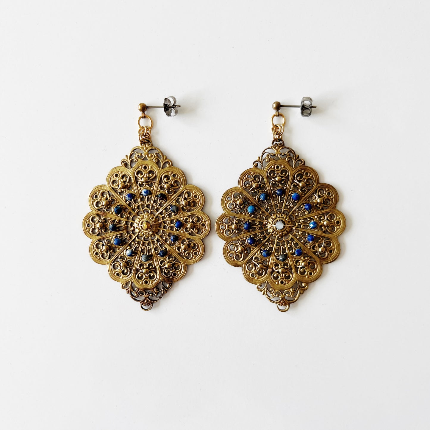 Boucles d'oreilles Vitrail