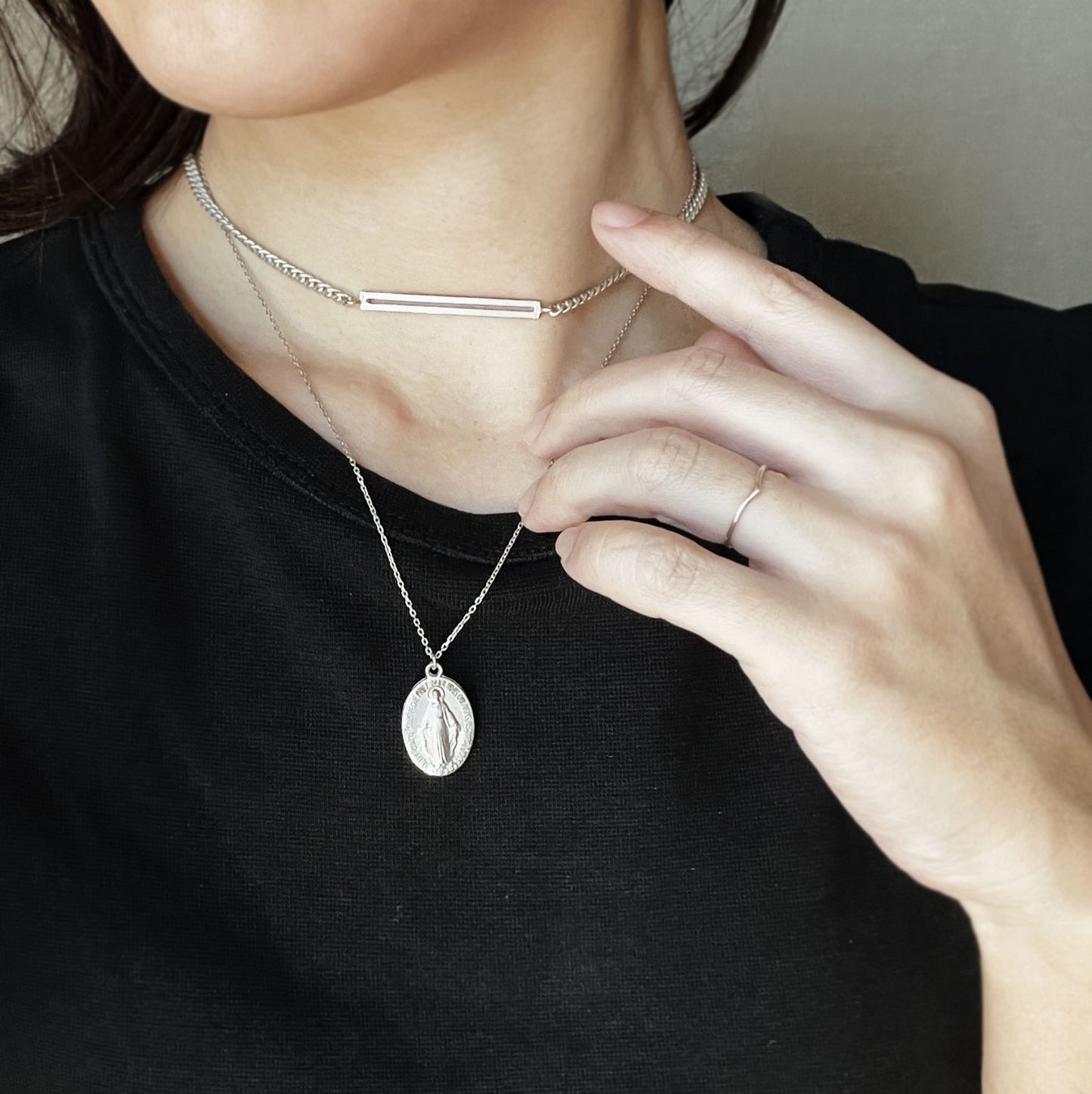 Geometric 2way necklace