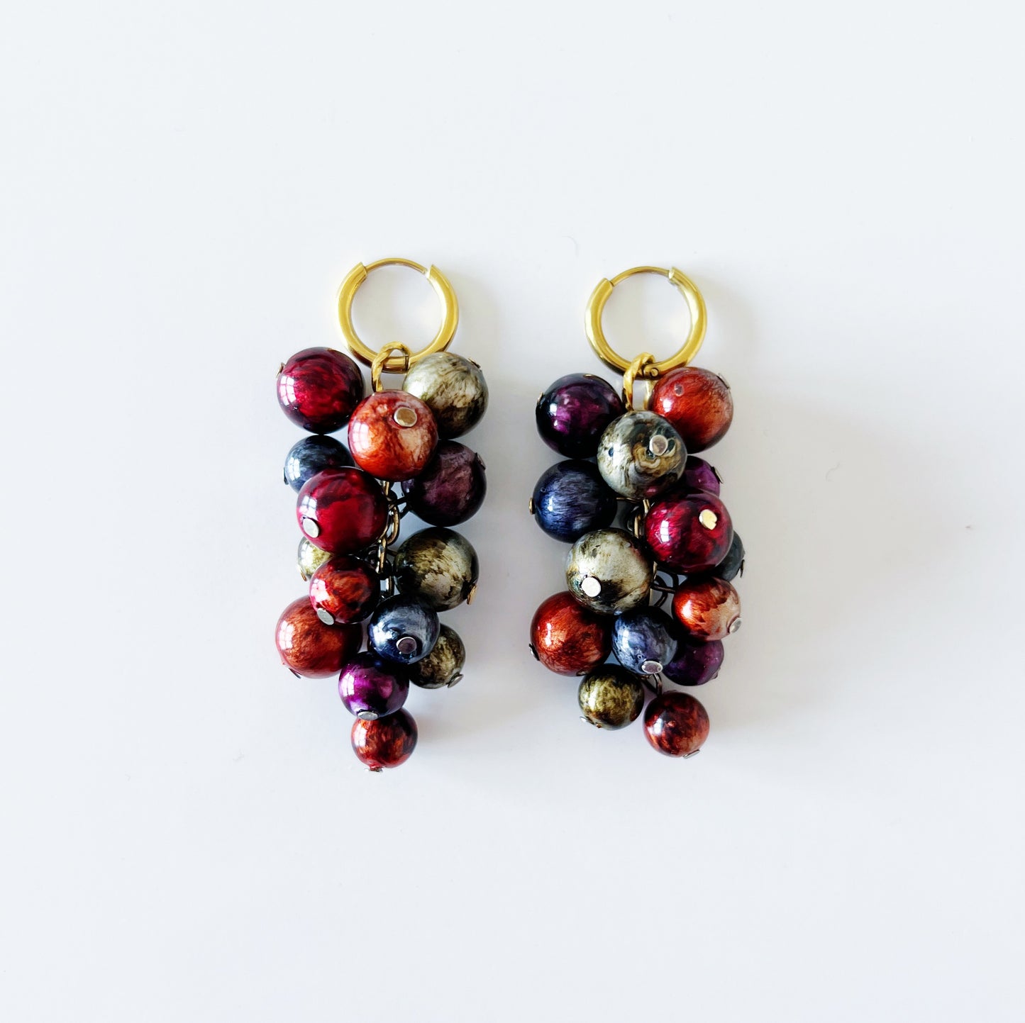 Grape earrings