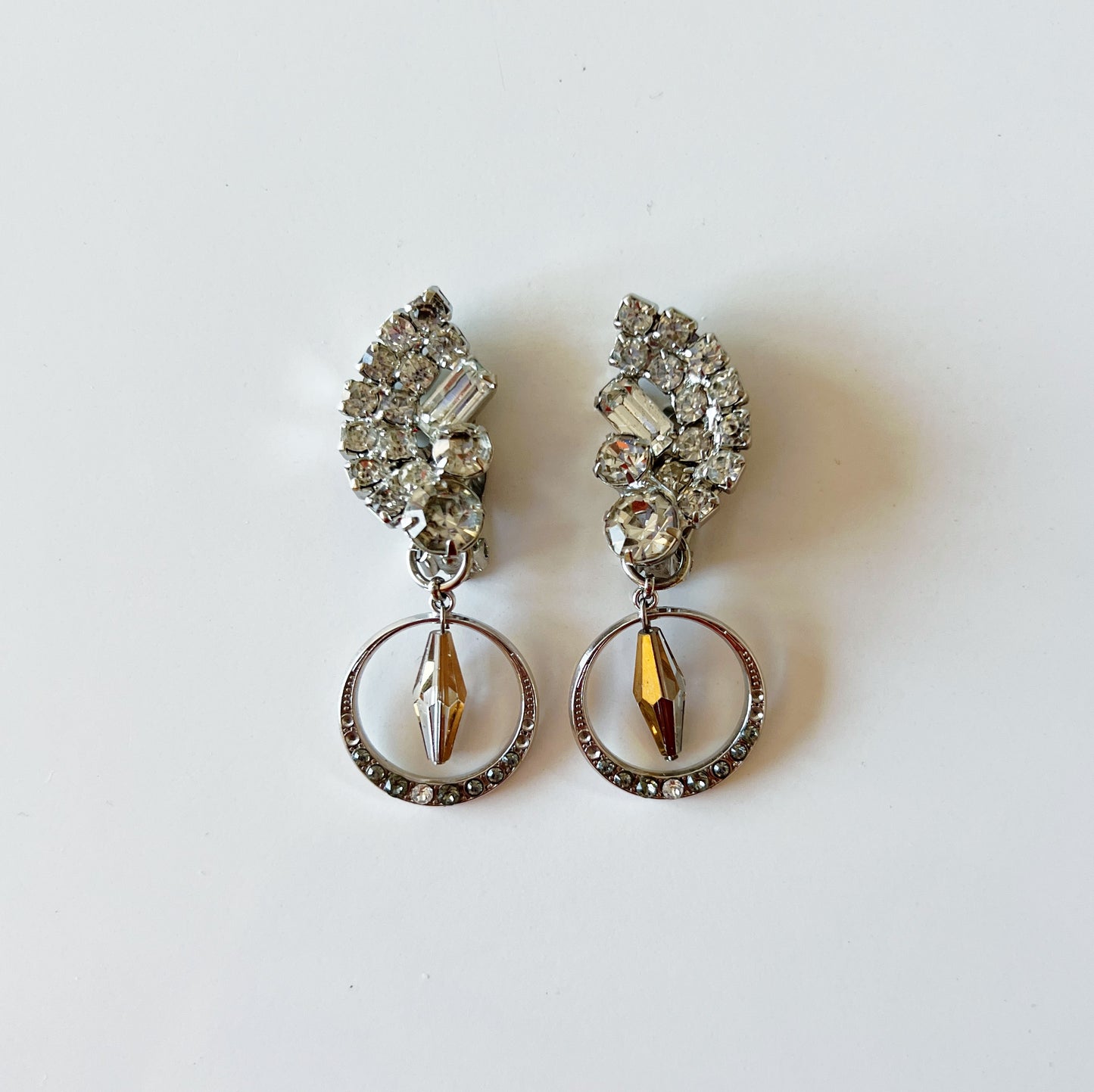 Quarter moon earrings