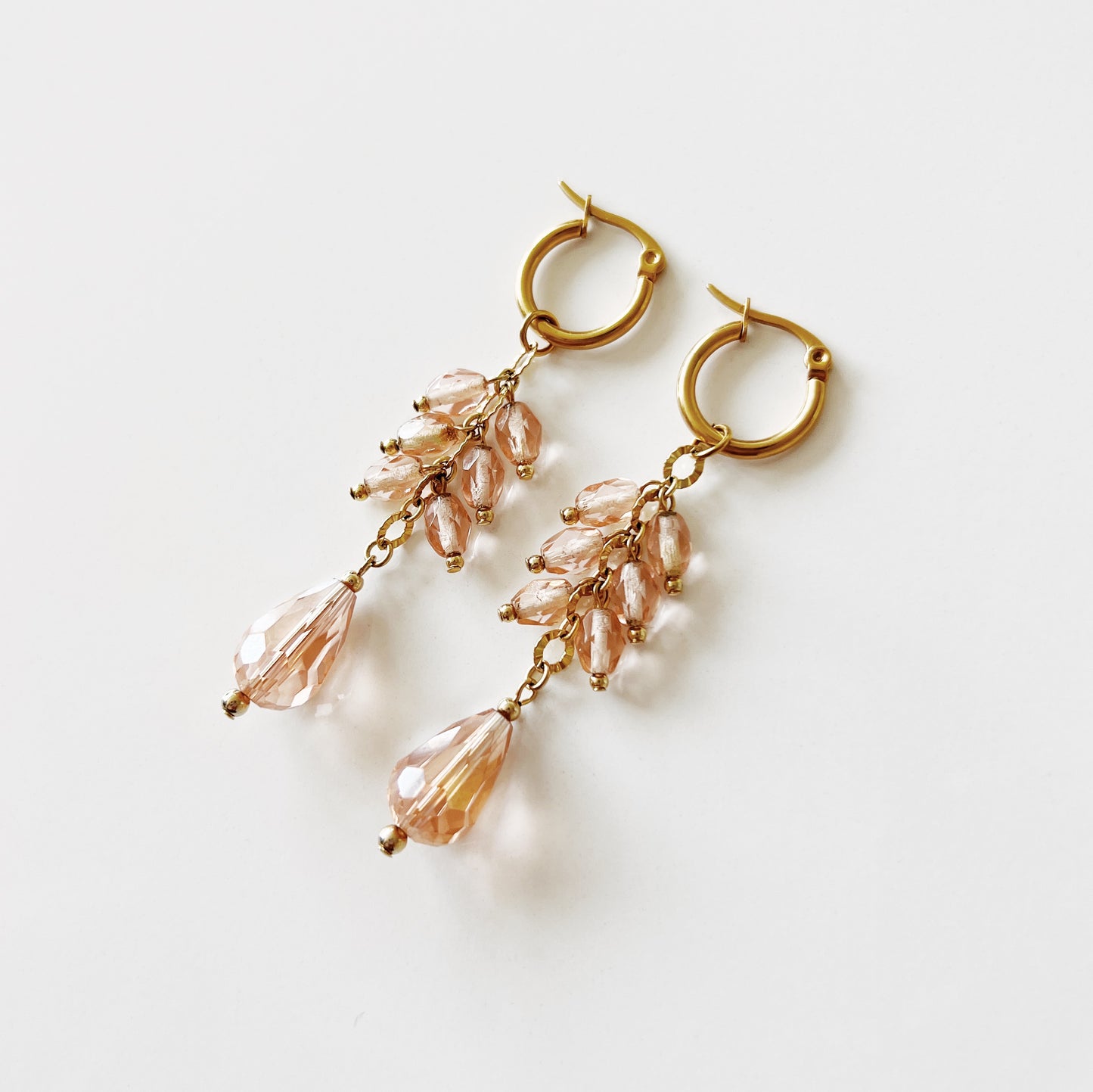 Boucles verre pêche
