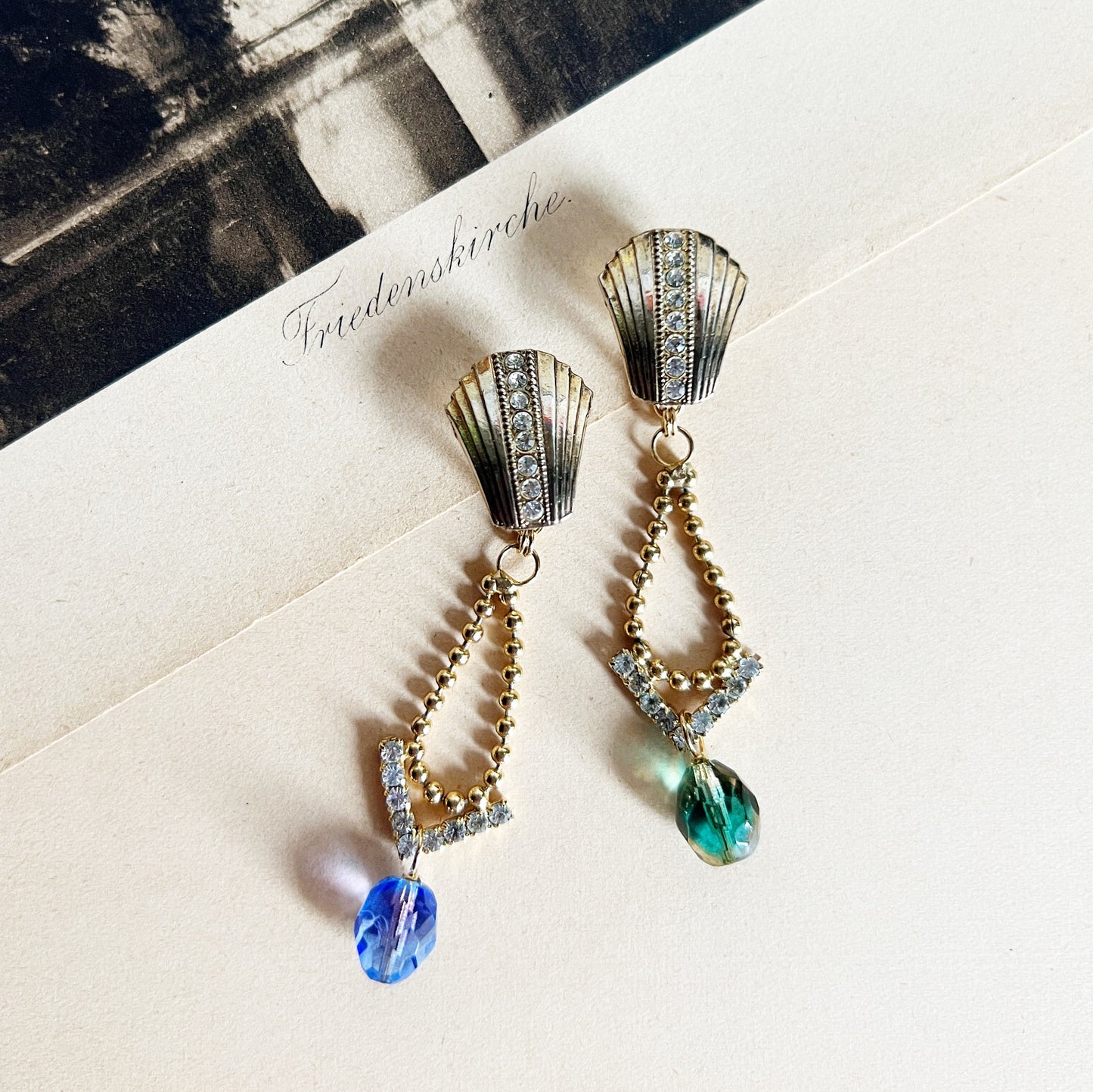 Rhinestone earrings