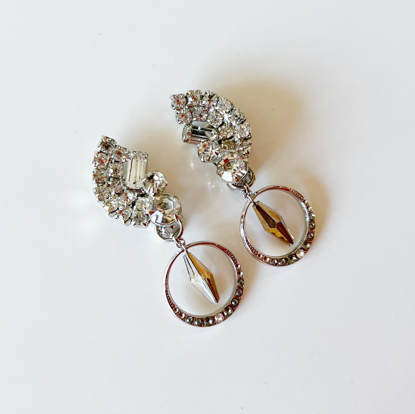 Quarter moon earrings