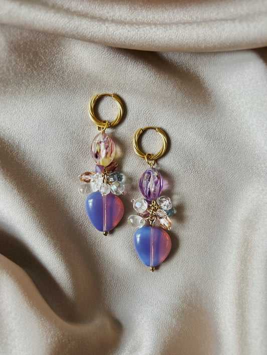 Boucles d'oreilles glycine