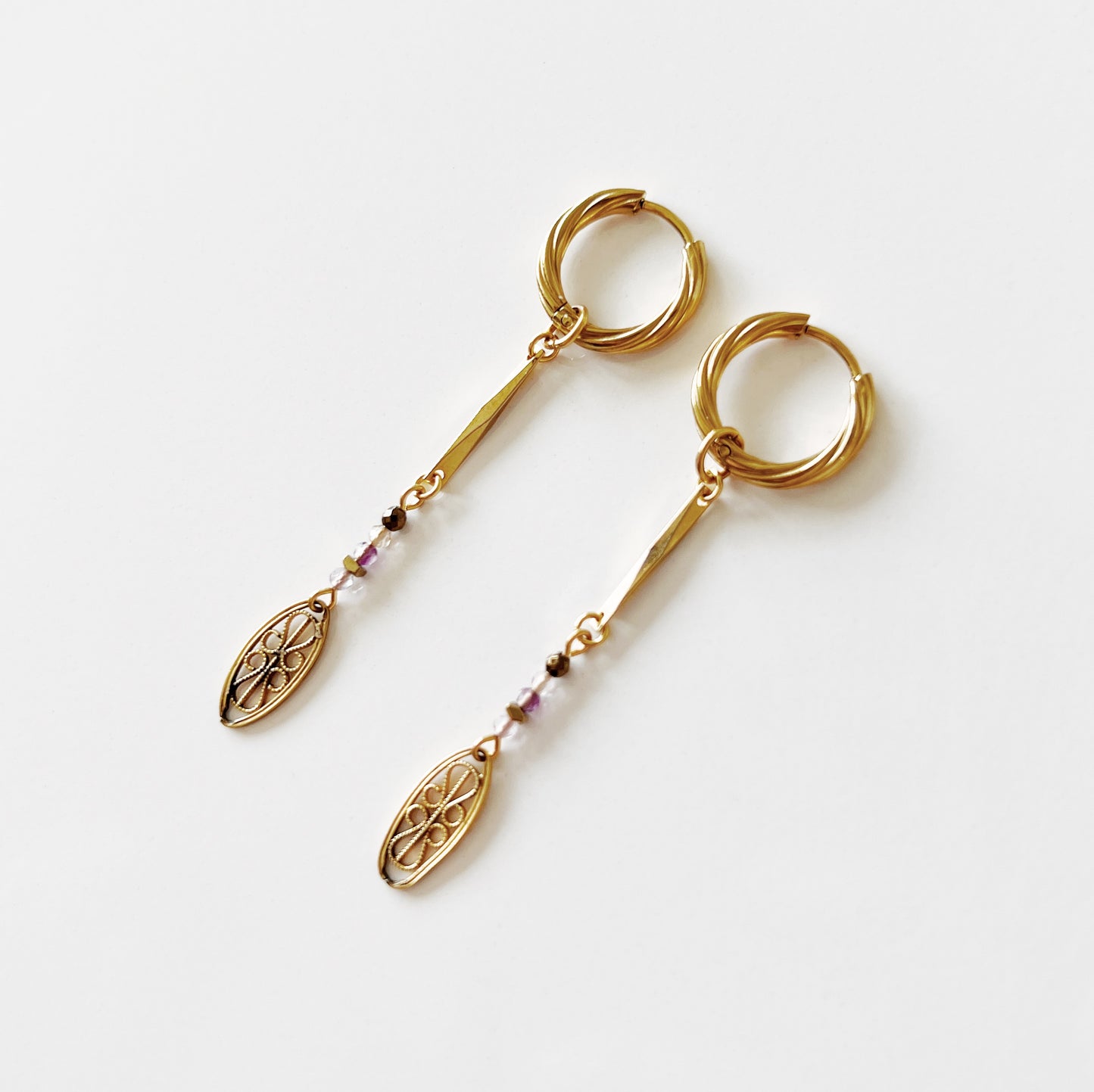 Boucles d'ooreilles filigrane