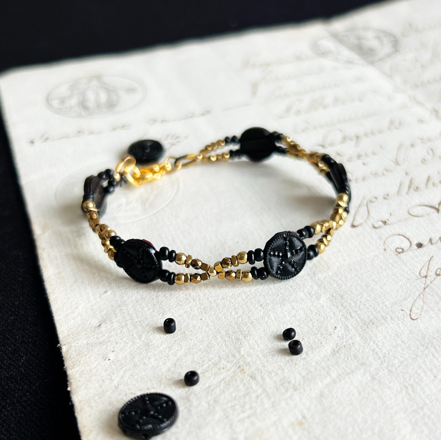Bracelet vintage glass