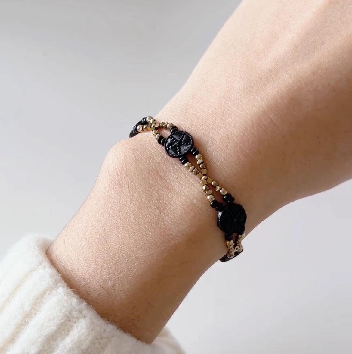 Bracelet vintage glass