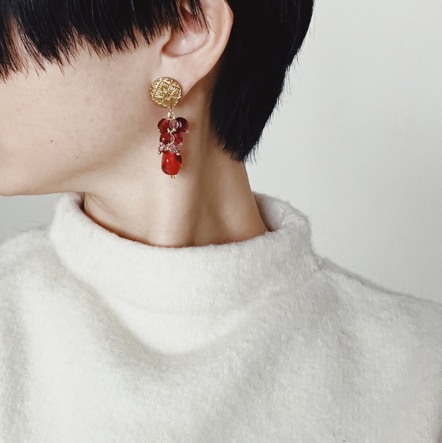 Framboise earrings