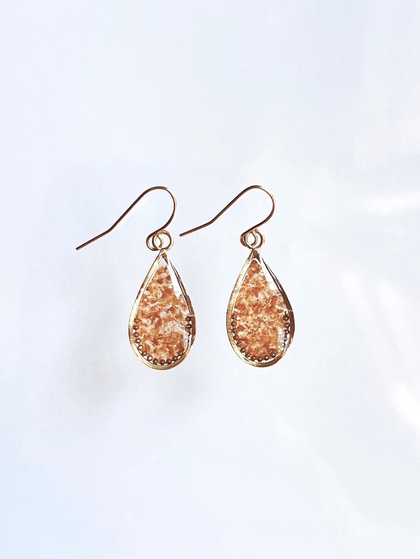 Boucles d'oreilles Washi / Goutte