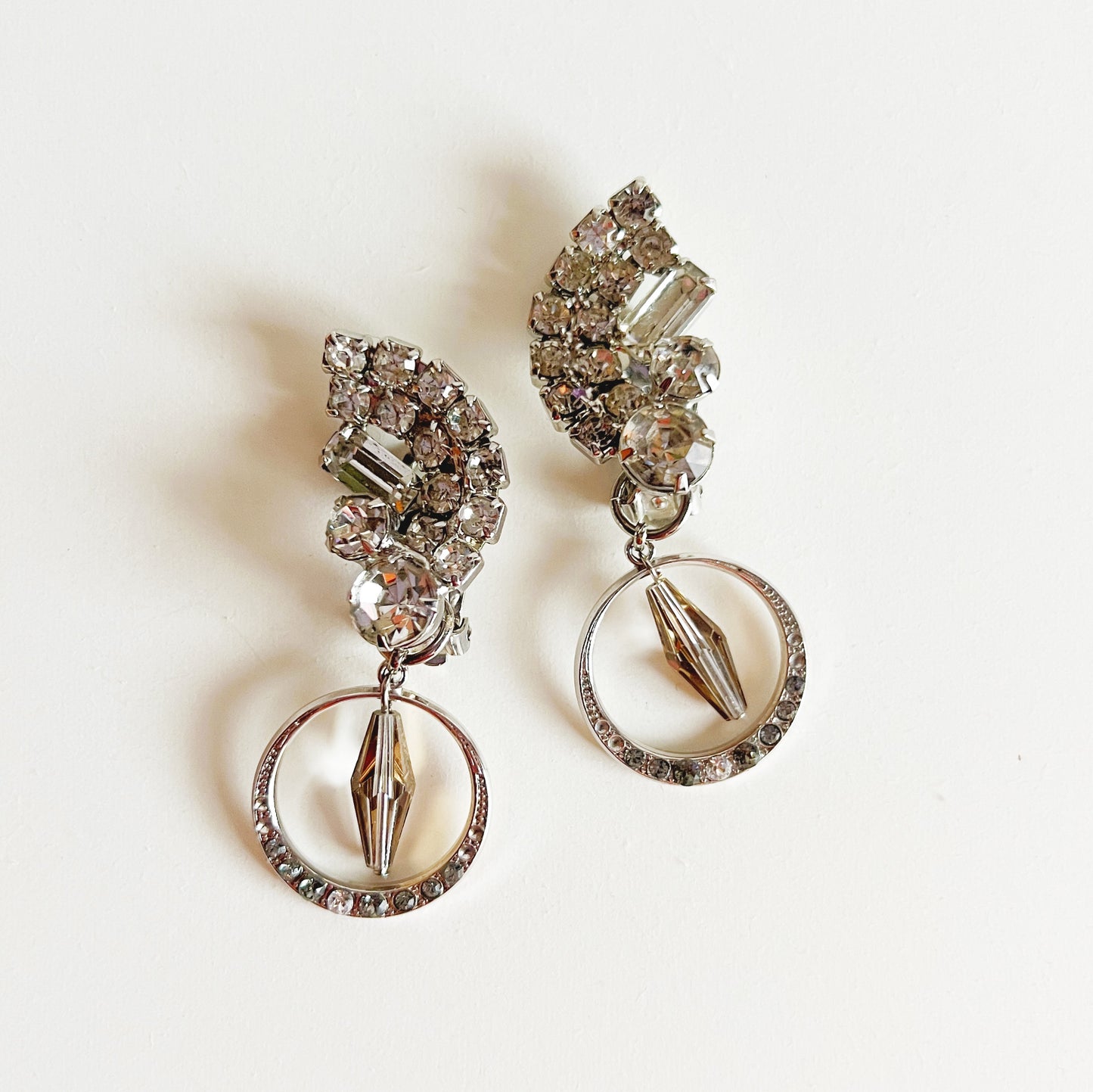 Quarter moon earrings