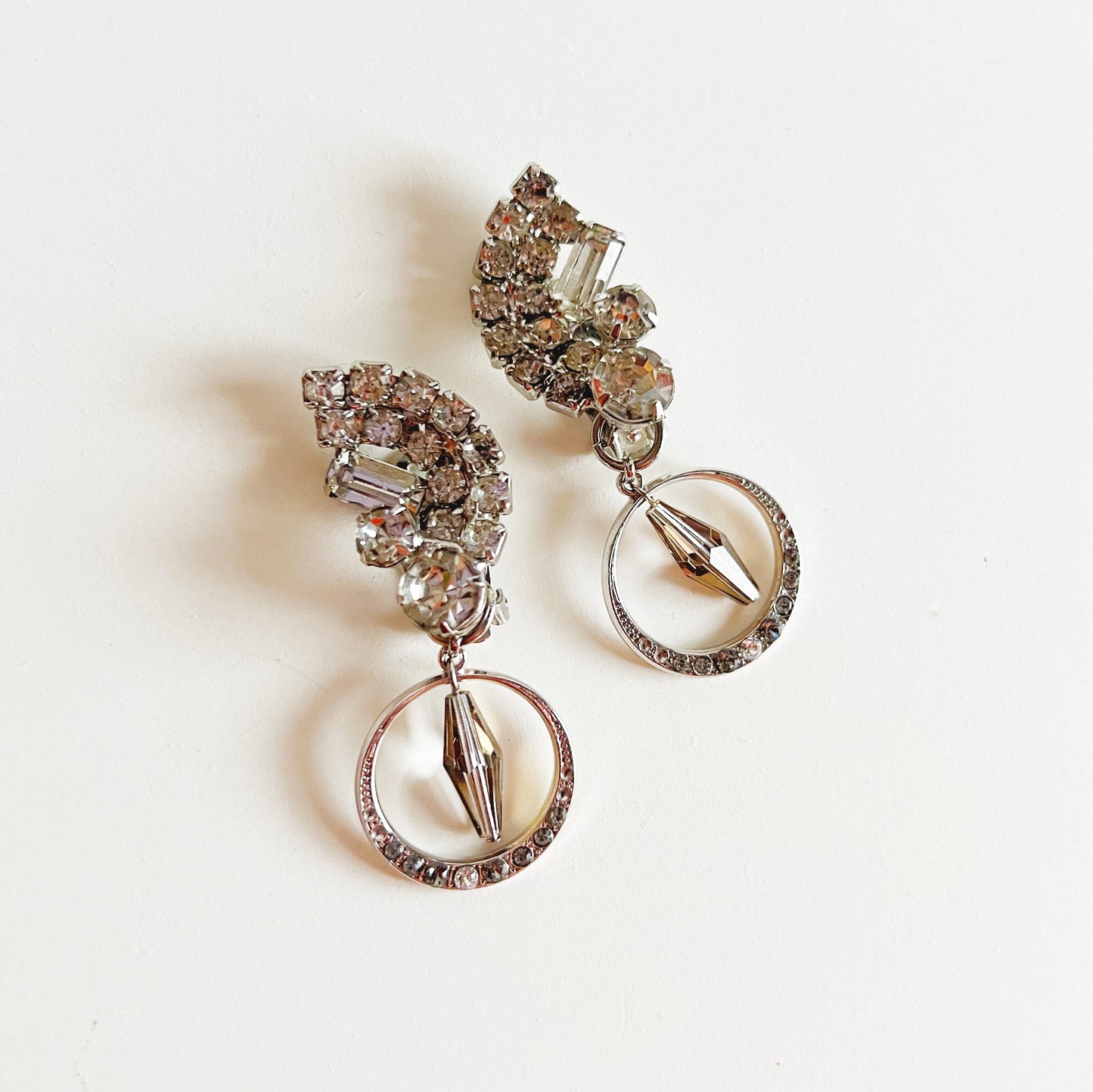 Quarter moon earrings