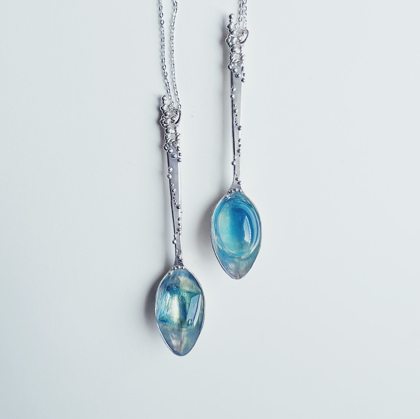 Spoon pendant -silver type-