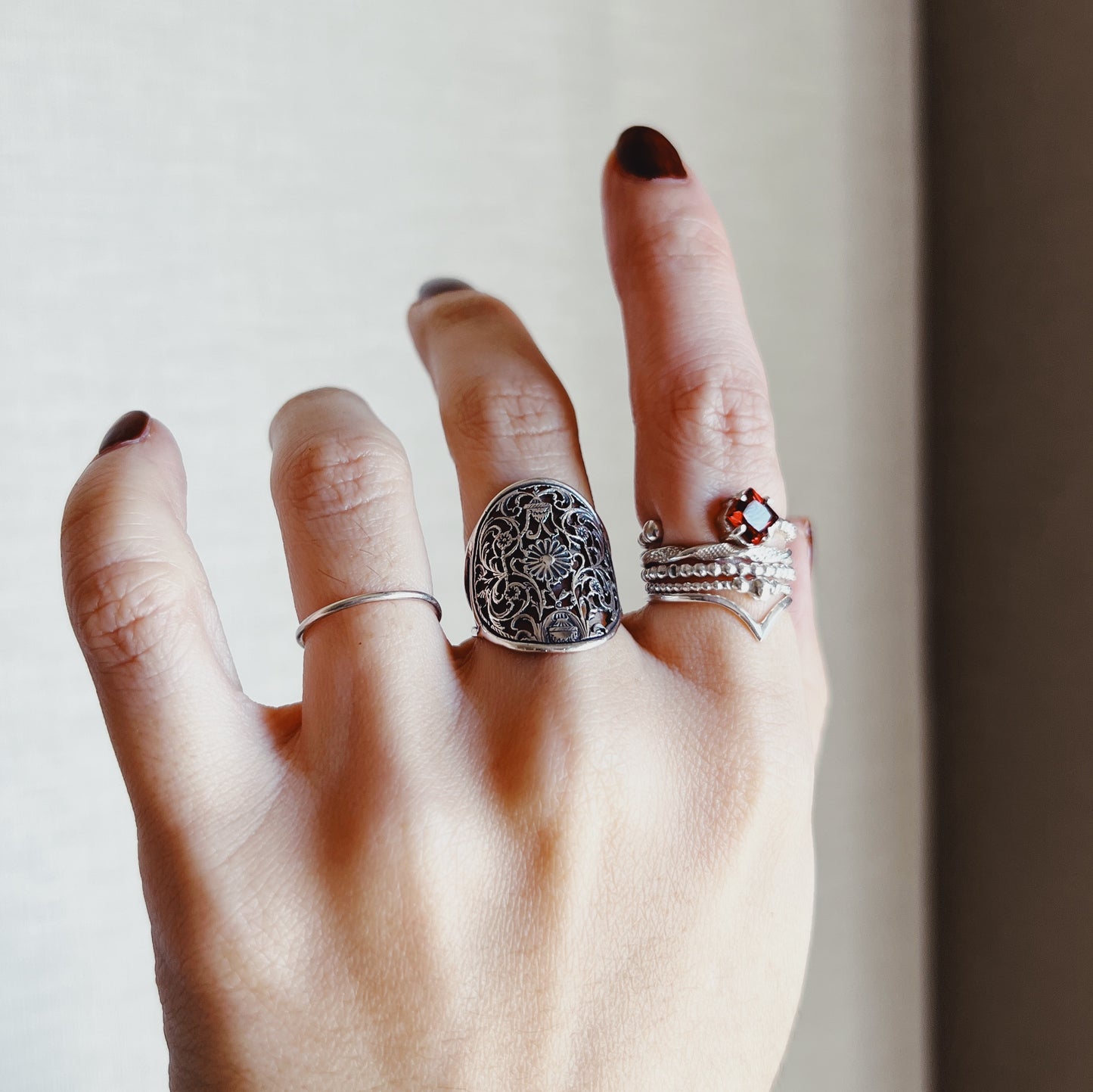 Stacking rings 5set -eglise- #13