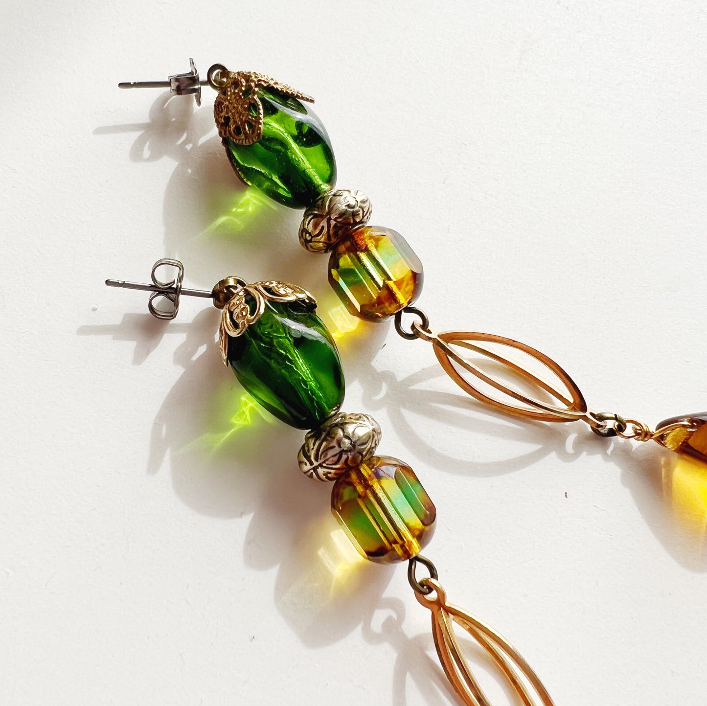 Fruits glass earrings