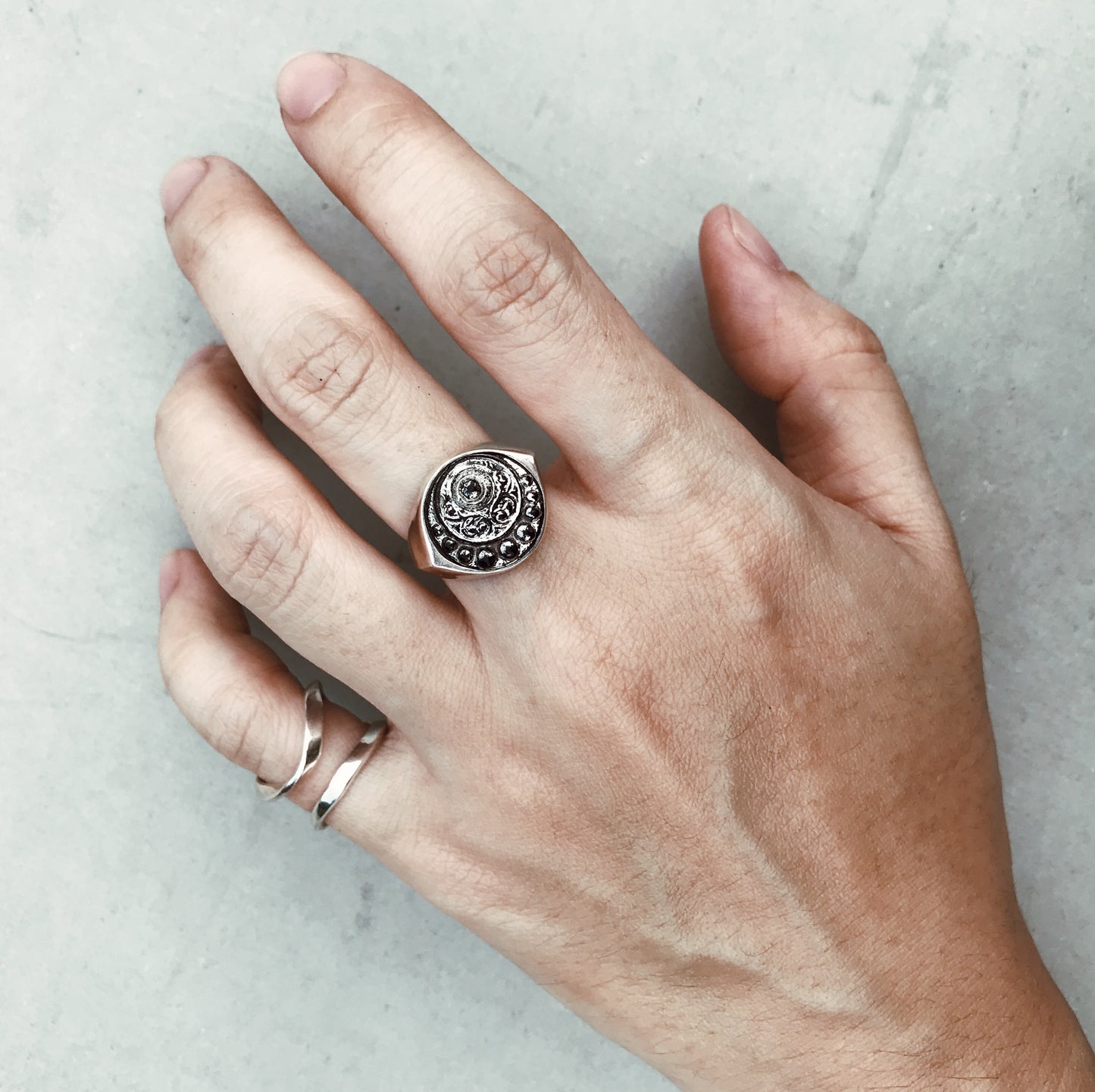 Möbius ring & ear cuffs