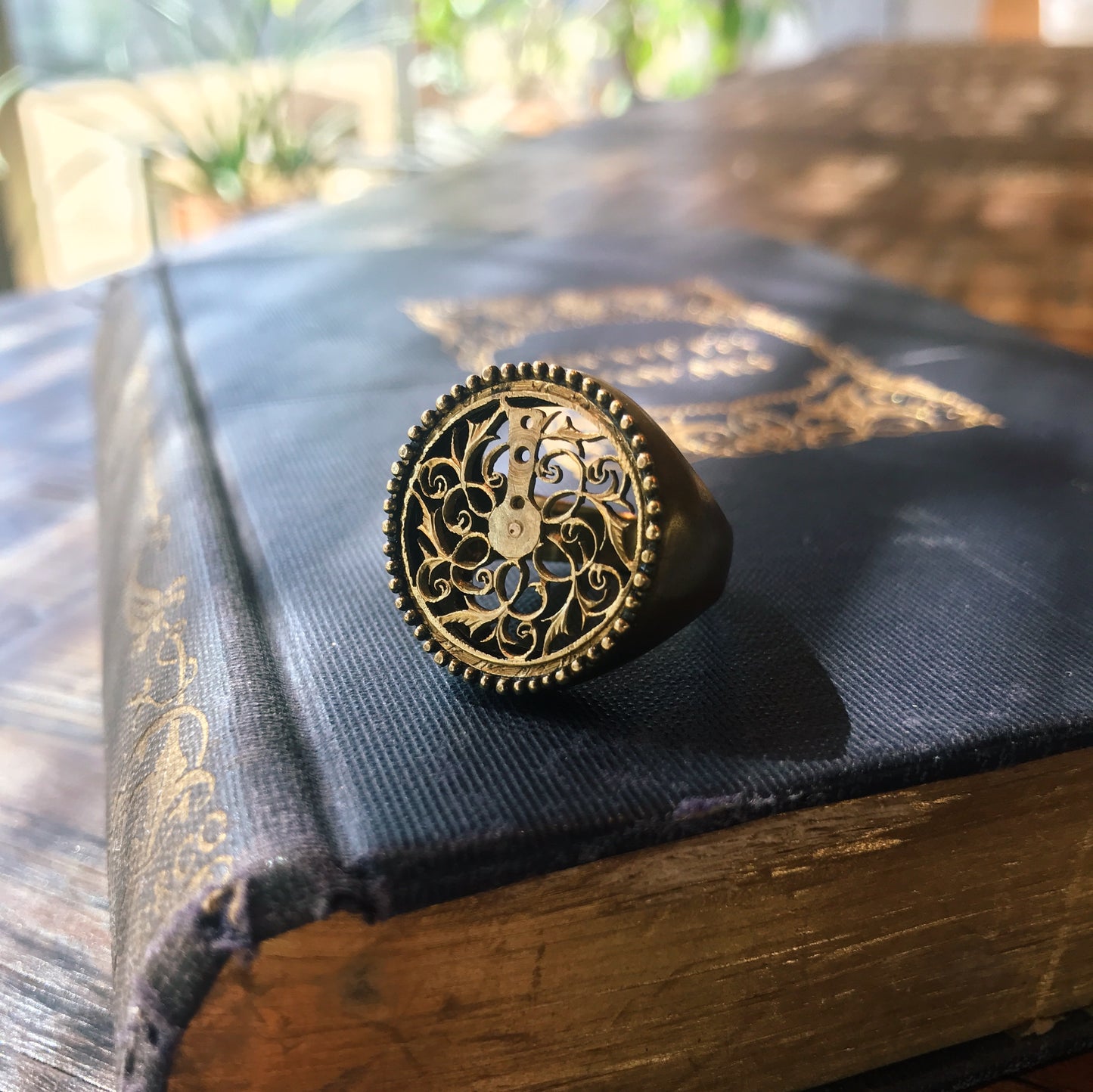 Antique movement ring No.3
