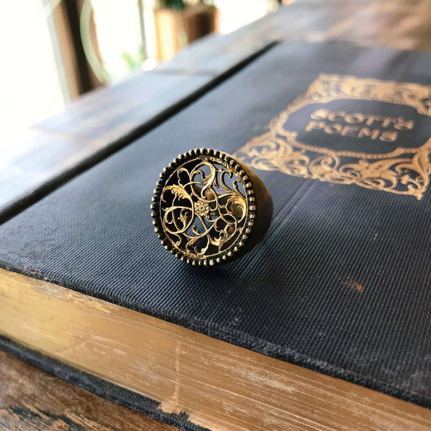Antique movement ring No.4