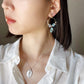 Ocean bubbles earrings -light blue-