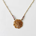 PROMO / Collier bouton vintage