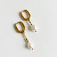 Freshwater pearl earrings -little-