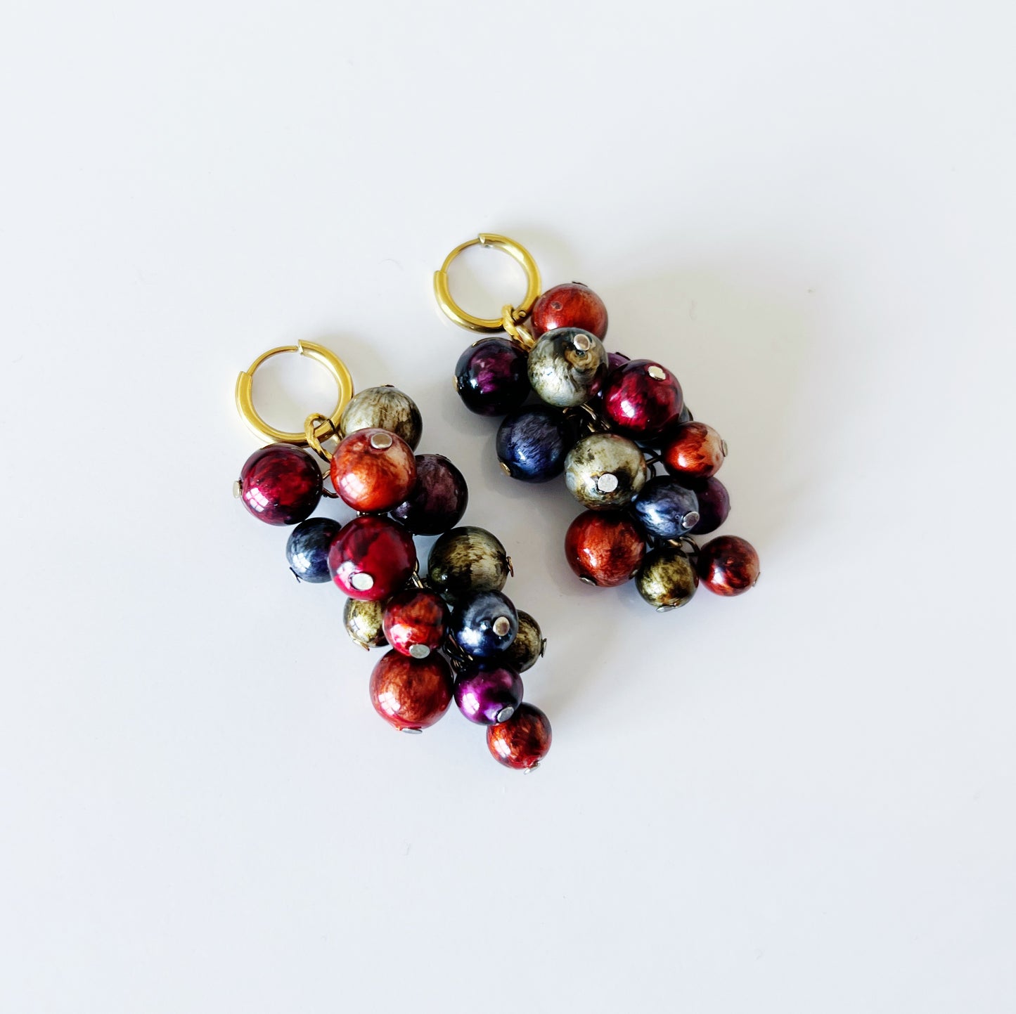 Grape earrings