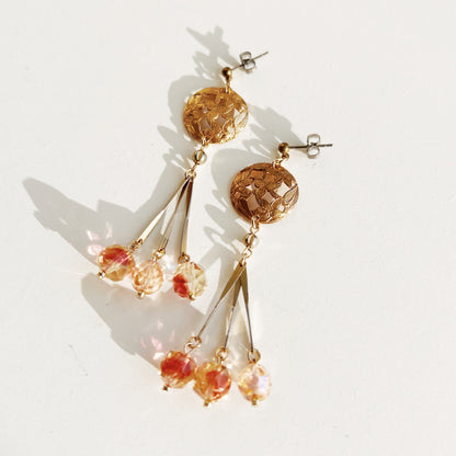 Red currant earrings