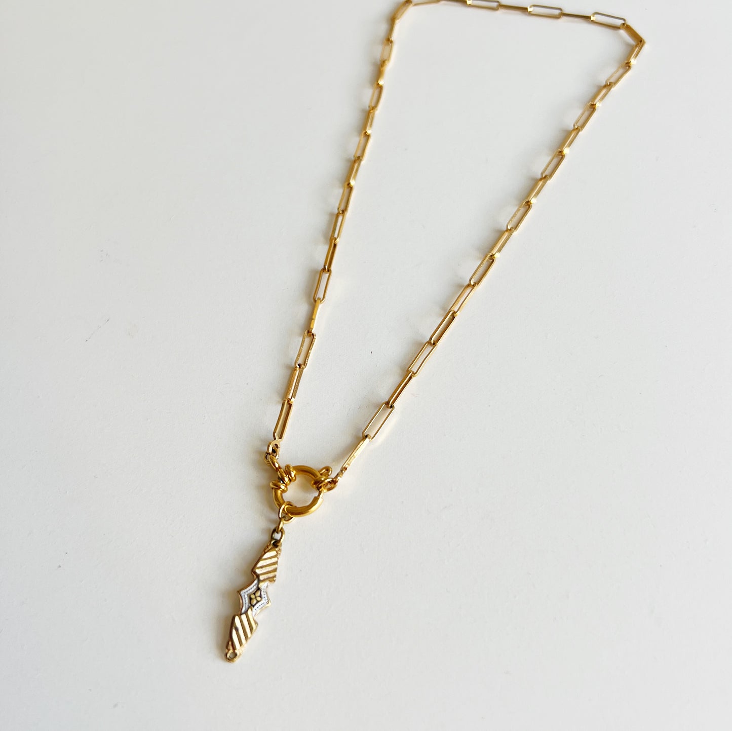 Vintage Toledo gold necklace