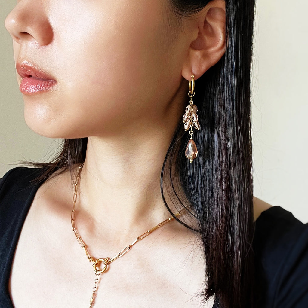 PROMO / Boucles verre pêche