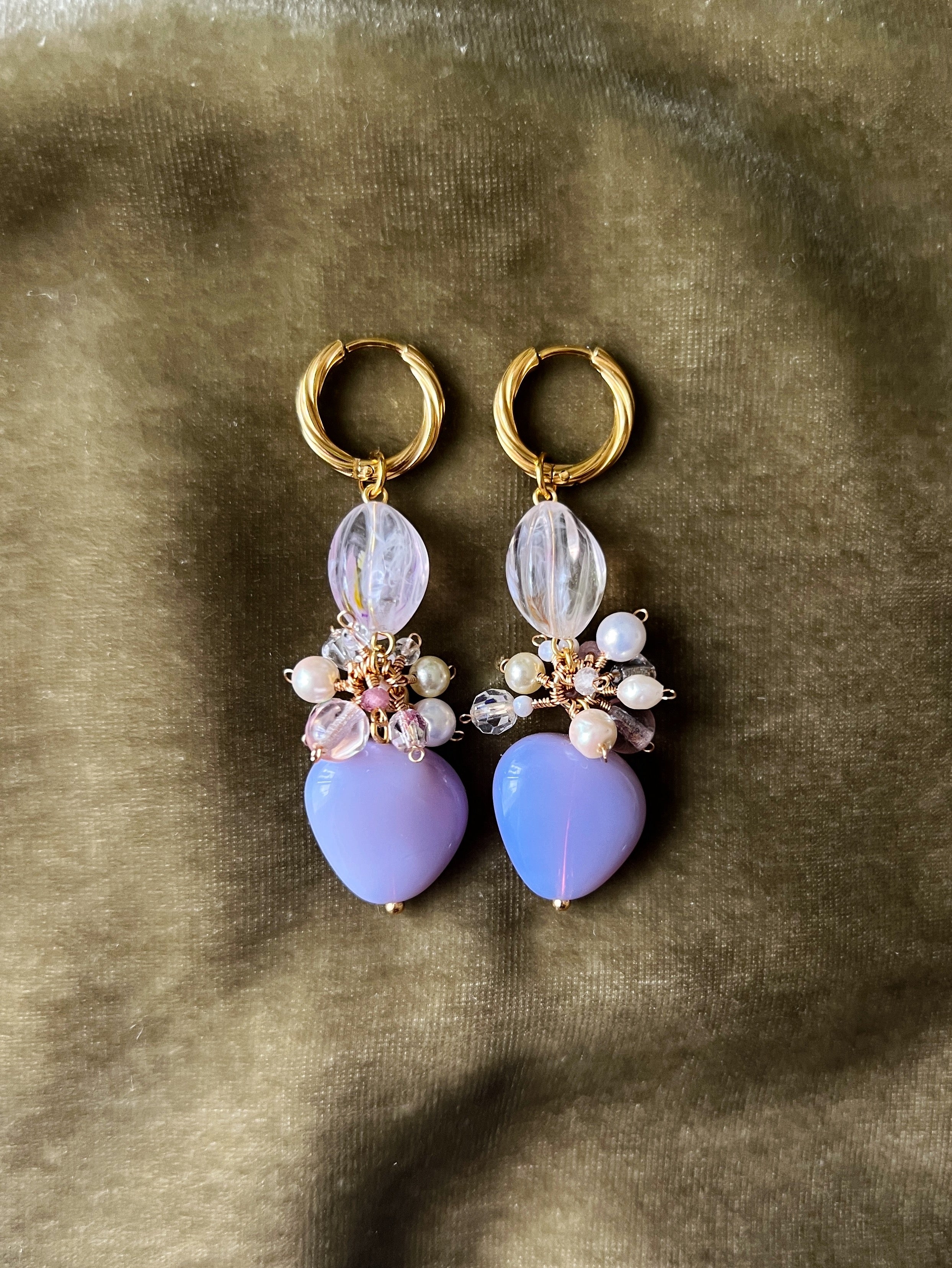 PROMO / Boucles d'oreilles Glycine
