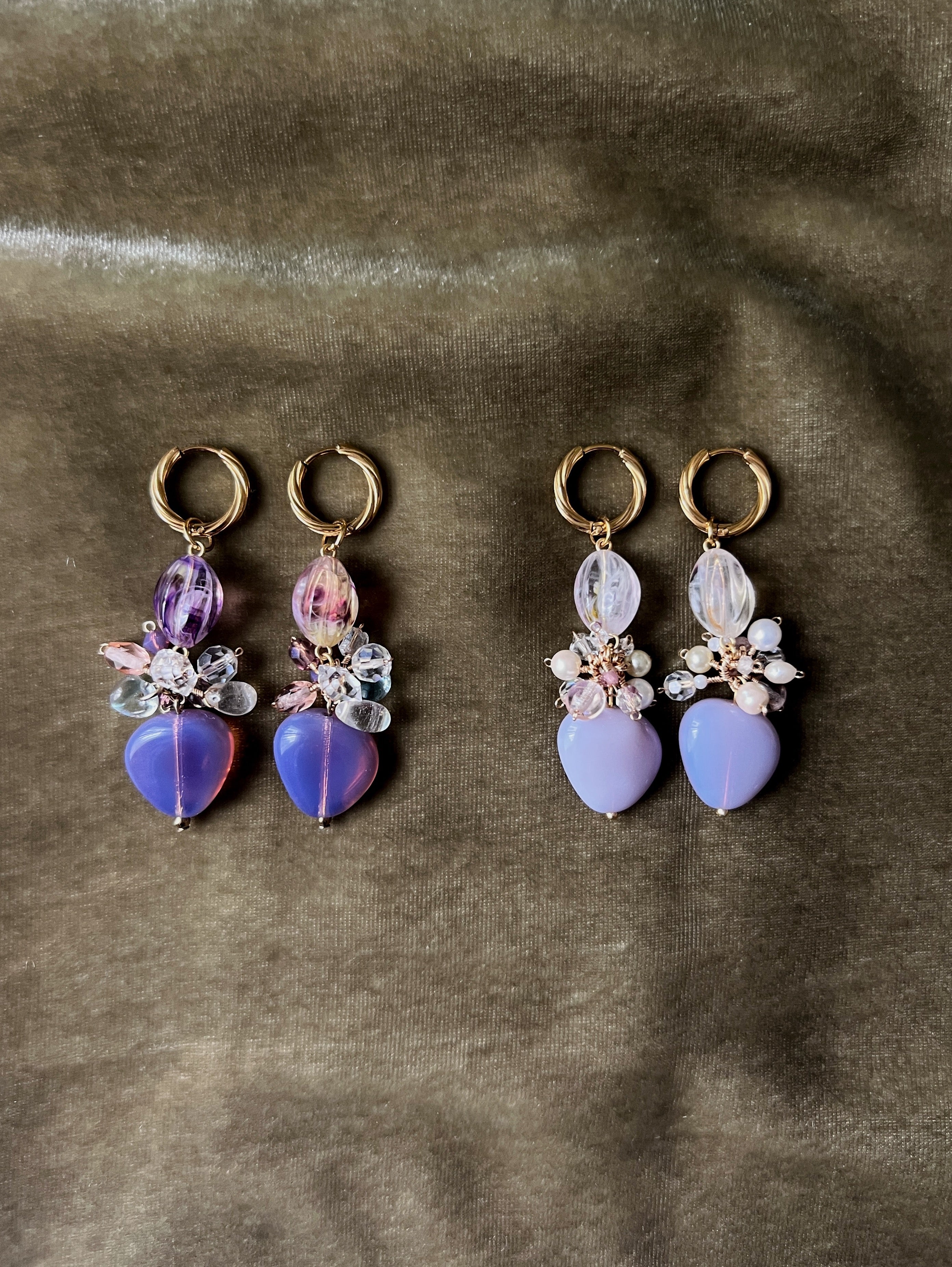 PROMO / Boucles d'oreilles Glycine