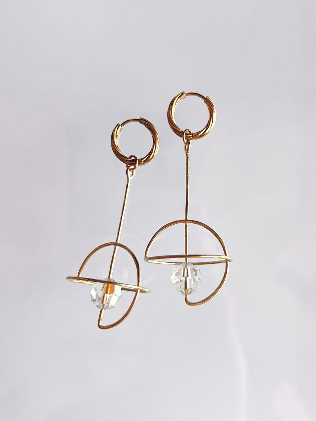 Boucles d'oreilles Planète / M
