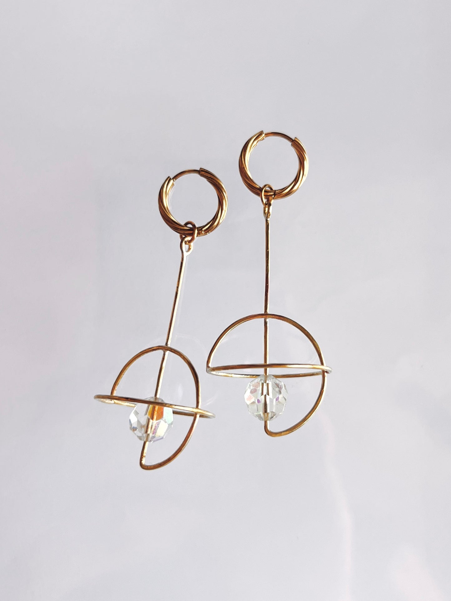 Boucles d'oreilles Planète