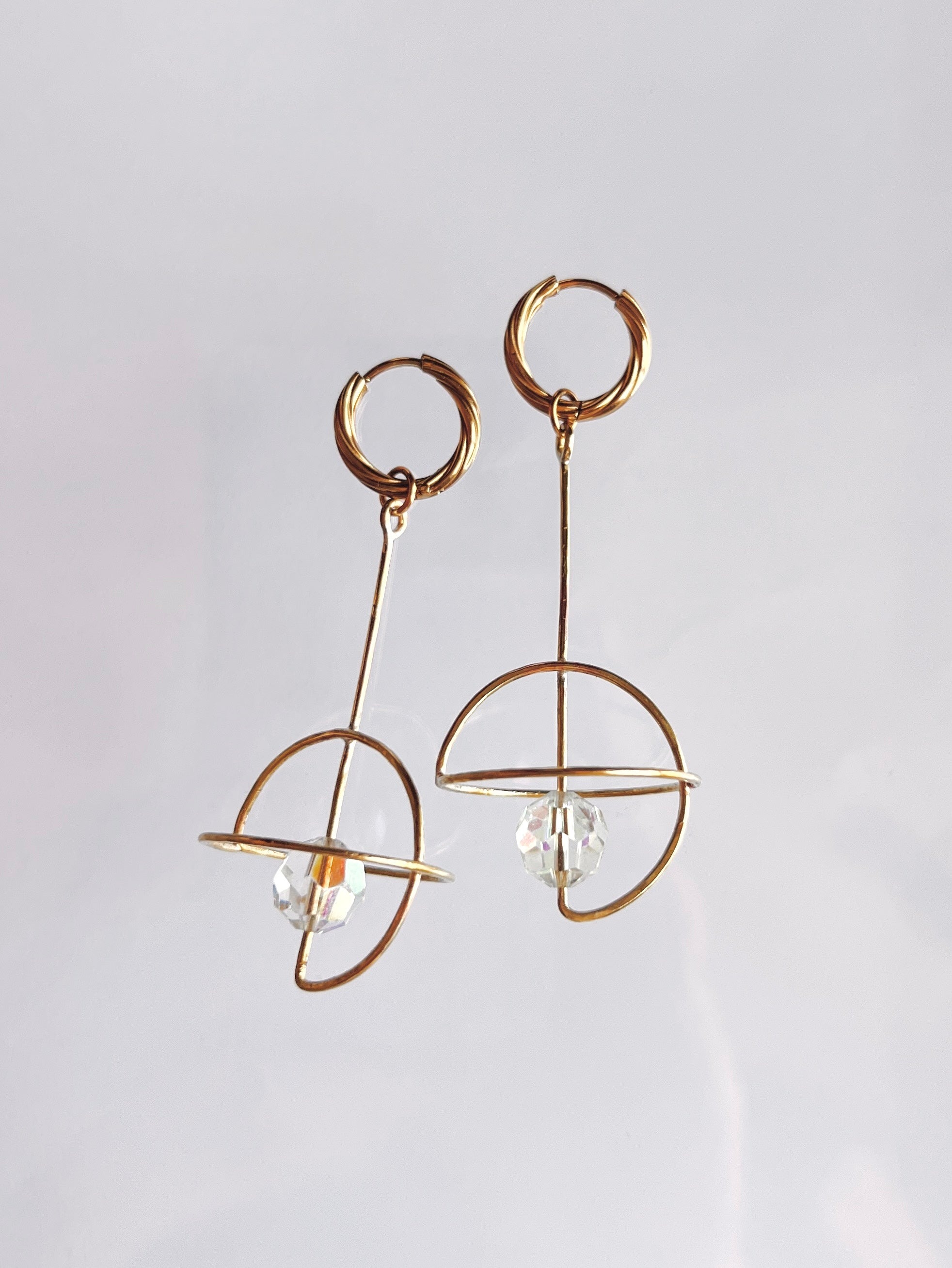 Boucles d'oreilles Planète / M
