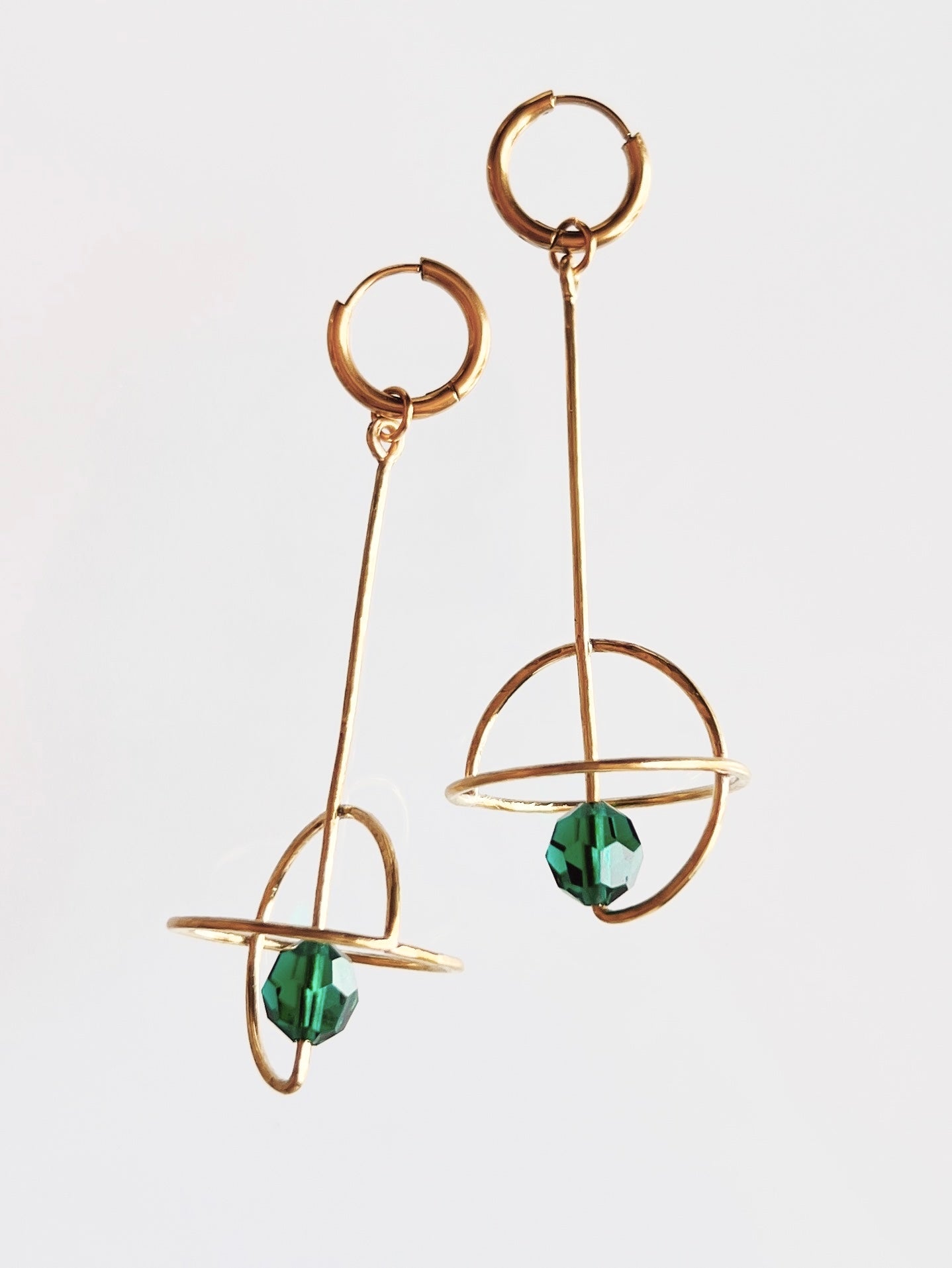 Boucles d'oreilles Planète / L