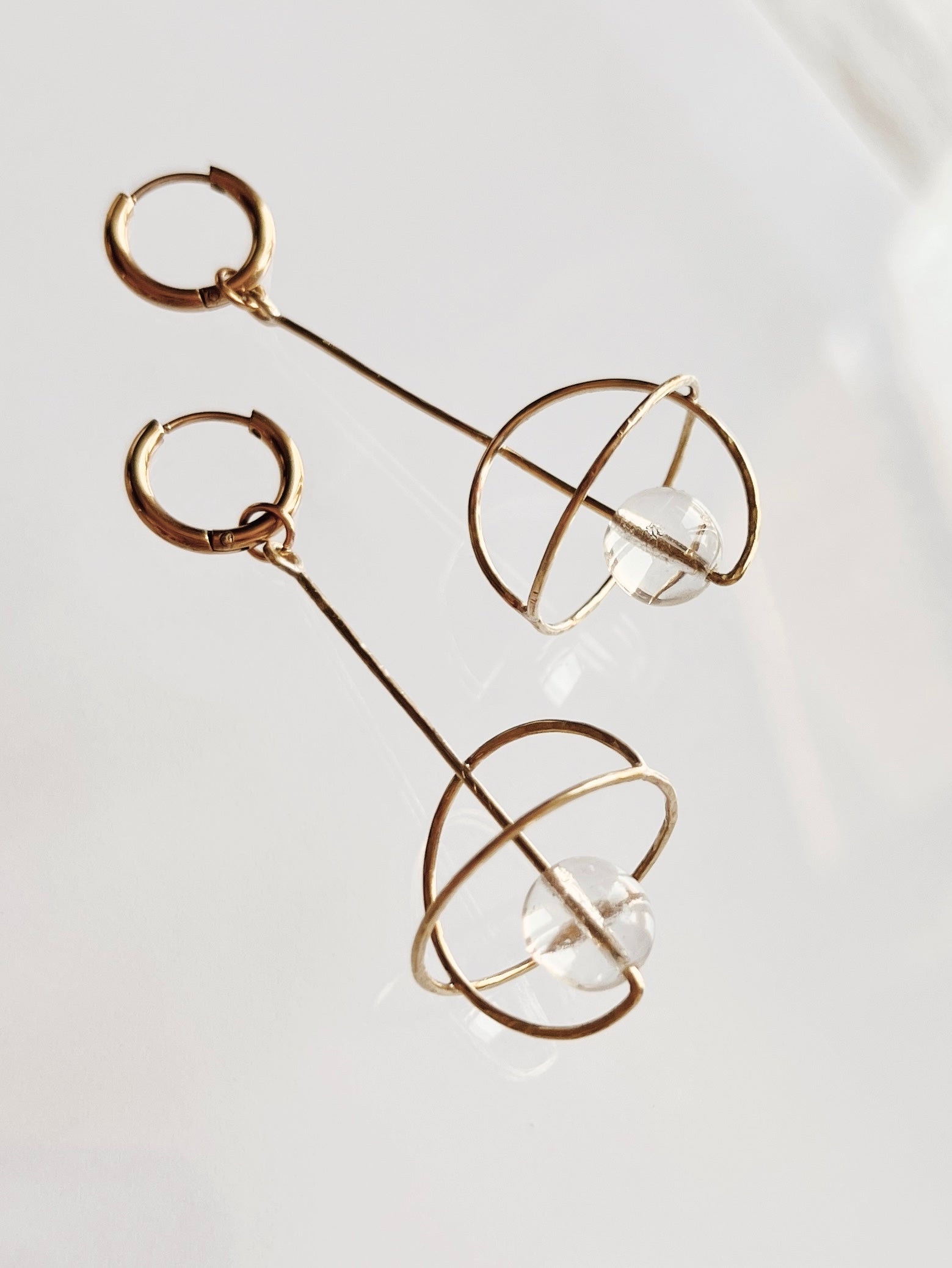 Boucles d'oreilles Planète / M
