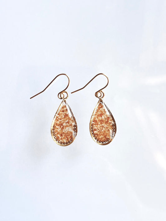 Boucles d'oreilles Washi / Goutte