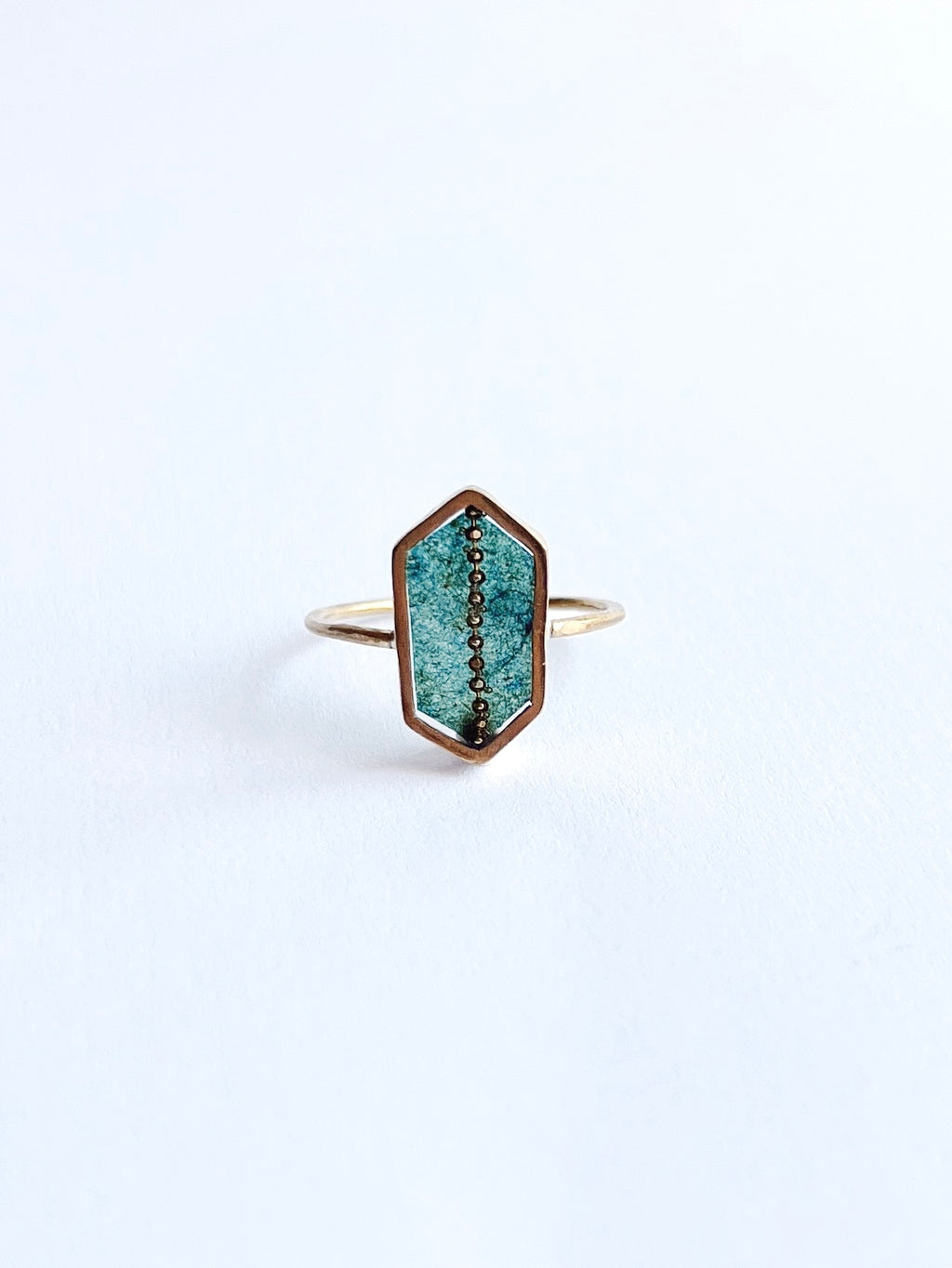 Bague Washi / Hexagone