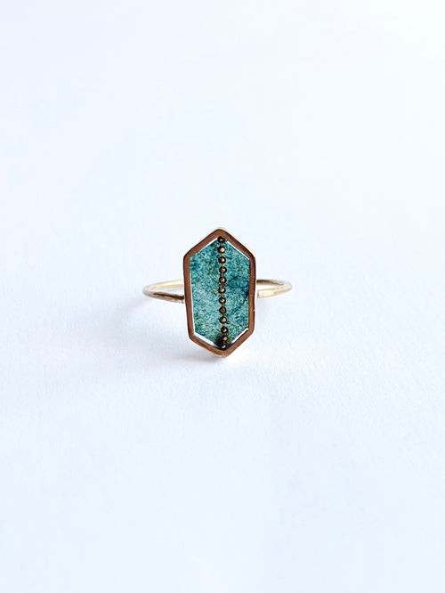 Bague Washi / Hexagone