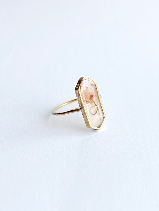 Bague Washi / Pétales d'œillet