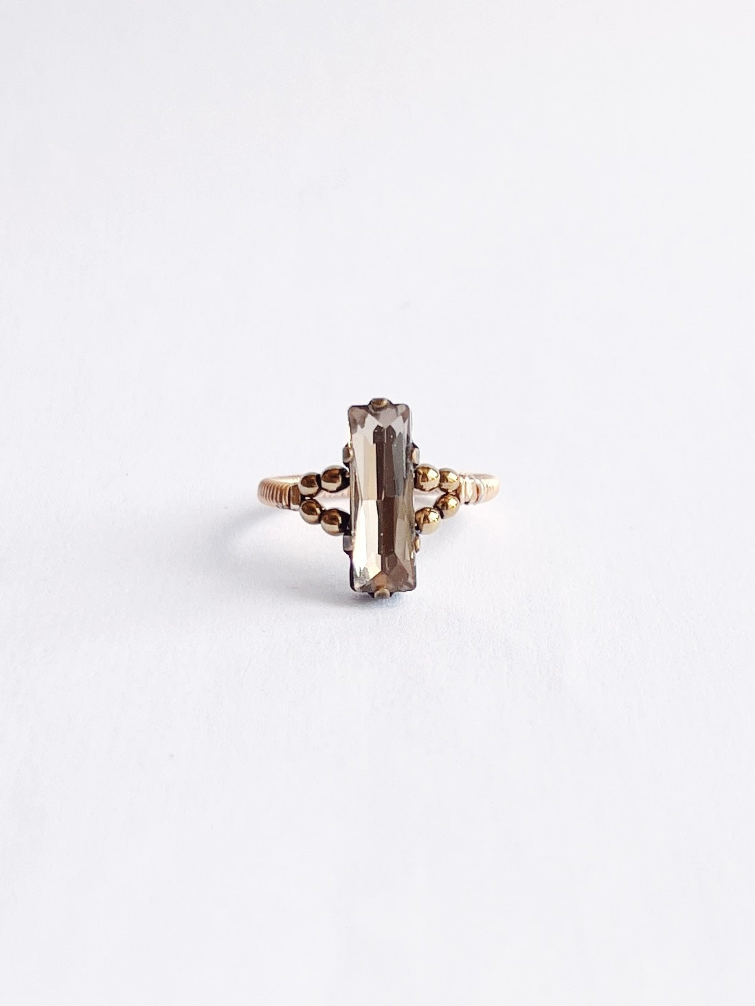 Cabochon ring -asagi blue-